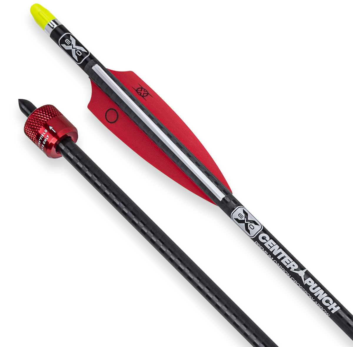 Universal Crossbow Discharge Arrow with Alpha-Nock HP