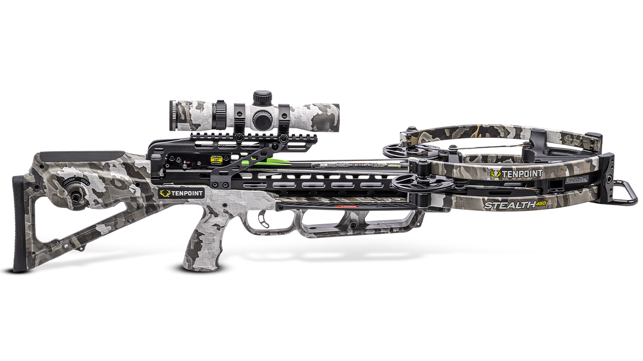 Stealth 450R, ACUslide, RangeMaster 100 Camo Scope